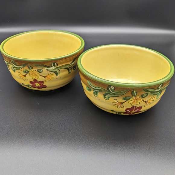 Honey Rooster by Maxcera Corp. Hand Painted Soup/Cereal Bowls - Picture 7 of 7